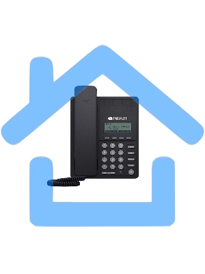 Телефон ORIGO IP-телефон с монохромным дисплеем 2.3