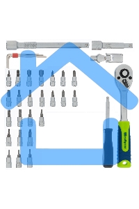 Набор инструментов, 1/4