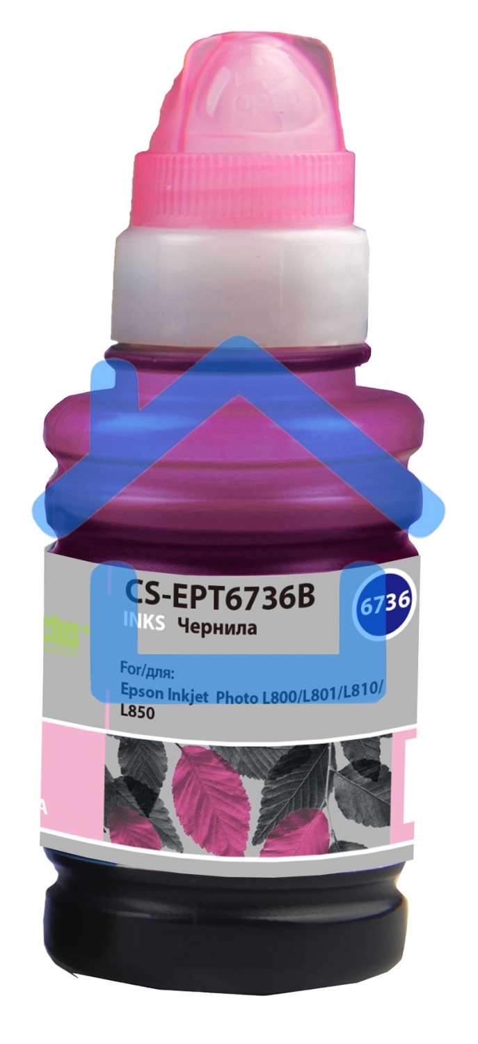 Чернила Cactus CS-EPT6736B светло-пурпурный100мл для Epson L800/L810/L850/L1800