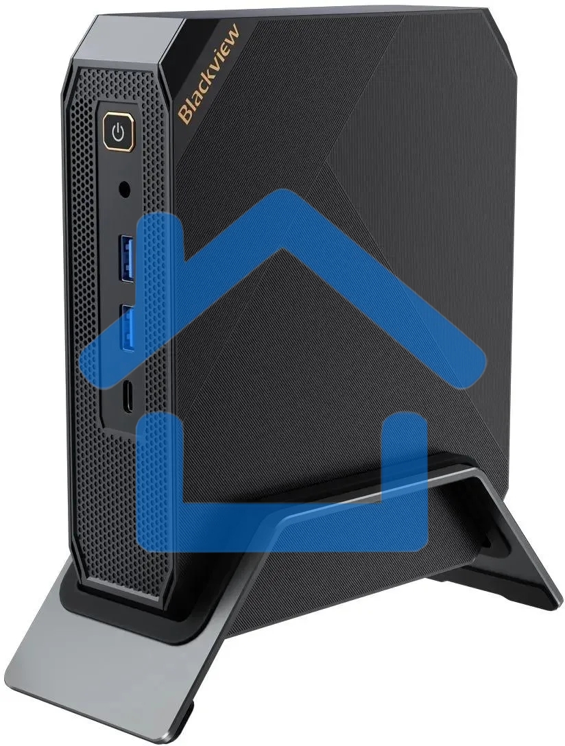 Мини ПК Blackview MP200 (Intel i9-11900H) 16+512Gb, WIFI a/b/g/n/ac, Bluetooth 4.2, Win11 Pro, USB3.0, HDMI 1.4b Type A *2, RJ45*1, 5.5/2.1mm DC Jack *1, 3.5mm Phone Jack*1, Colour: Black