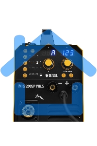 Аппарат инвертор. полуавтомат. cварки Denzel IMIG-200SP Pulse, 200 А, ПВ 60%, катушка 5 кг