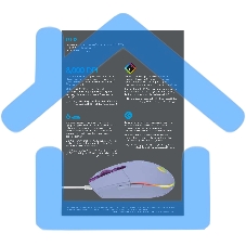 Мышь проводная Logitech G102 LIGHTSYNC фиолетовый, 8000 dpi, USB, кнопки - 6