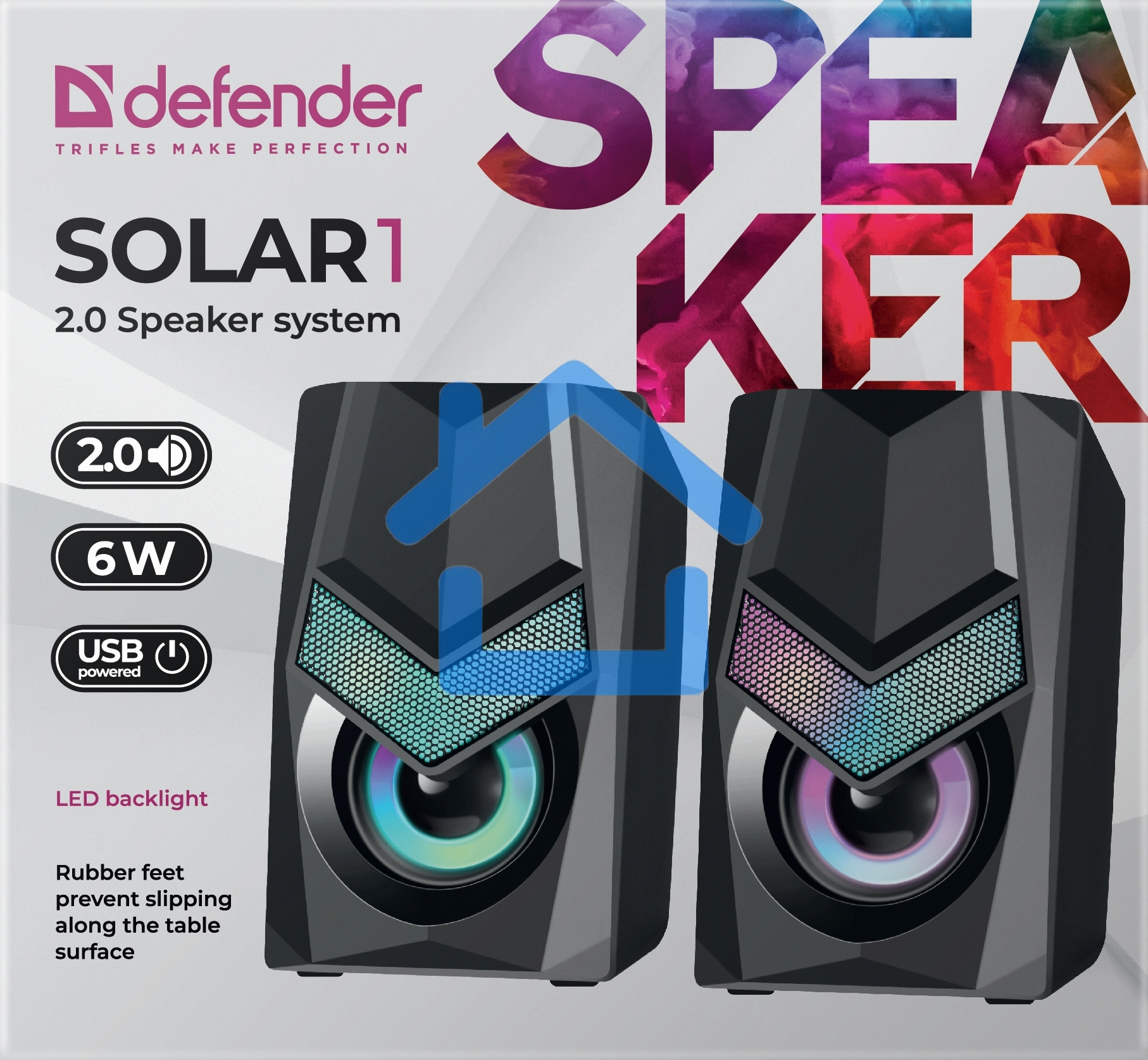 Акустическая система 2.0 Defender SOLAR 1 65401