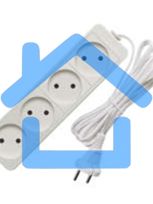 Удлинитель 4х5м без заземл. 6А IP20 ШВВП 1.3кВт Союз 481S-0405