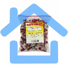 Клемма плоская изолированная гнездо 7.4 мм + штекер - 6.3 мм 0.5-1.5 мм² (РПи-О 1.5-(6.3)/РПИо 1.5-7.5) Rexant