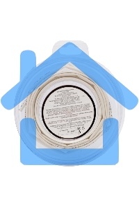 Трубка термоусаживаемая 3.0/1.5мм бел. ролик 2.44м Rexant 29-0001