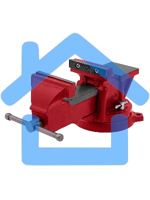 Тиски слесарные Matrix, 100 мм, поворотные, с наковальней