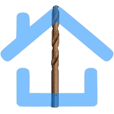 Сверло Matrix по металлу,10 мм, HSS, нитридтитановое покрытие, цилиндрический хвостовик