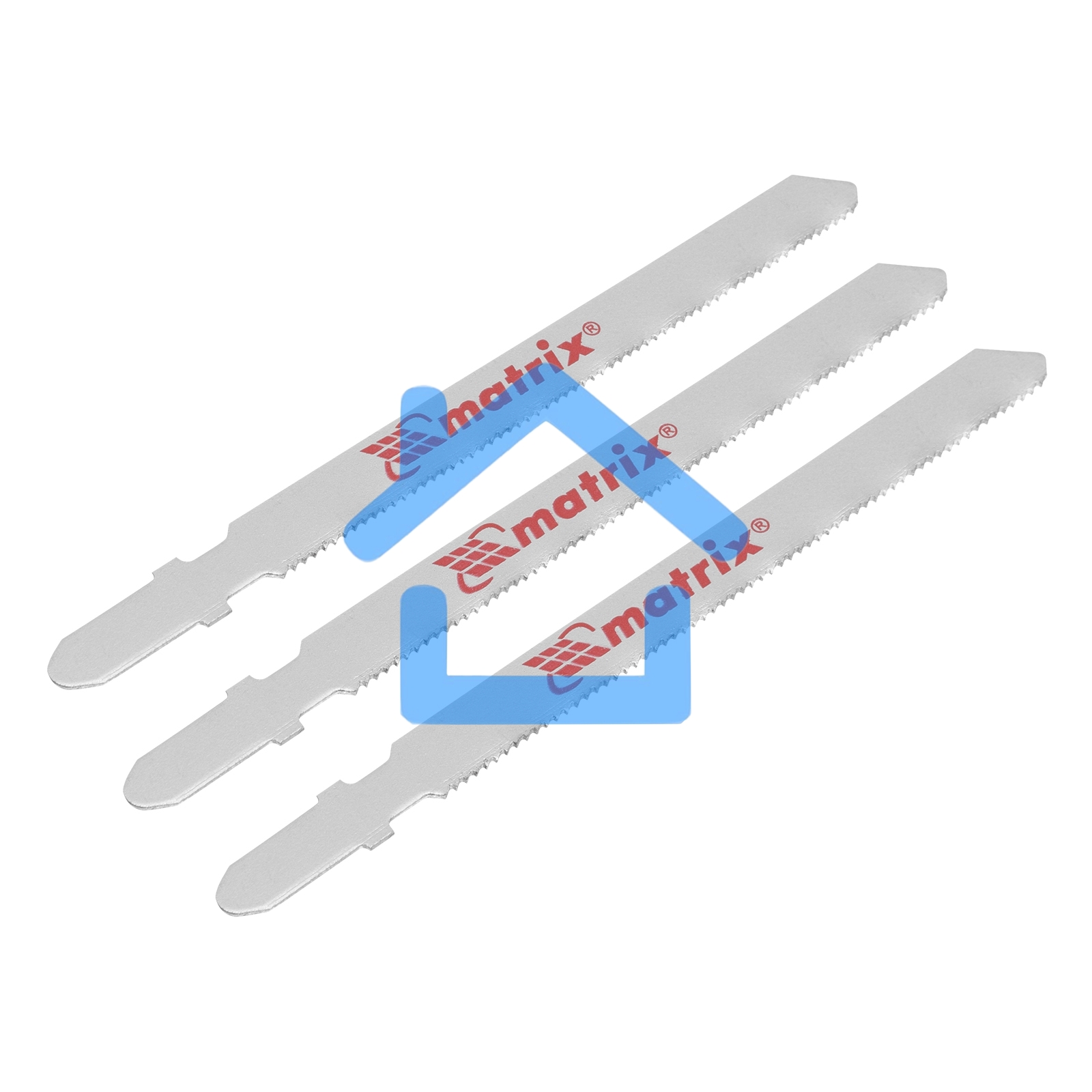 Полотна для электролобзика Matrix универсальные, 3 шт., 75 х 1,2мм, BIM, EU- хвостовик