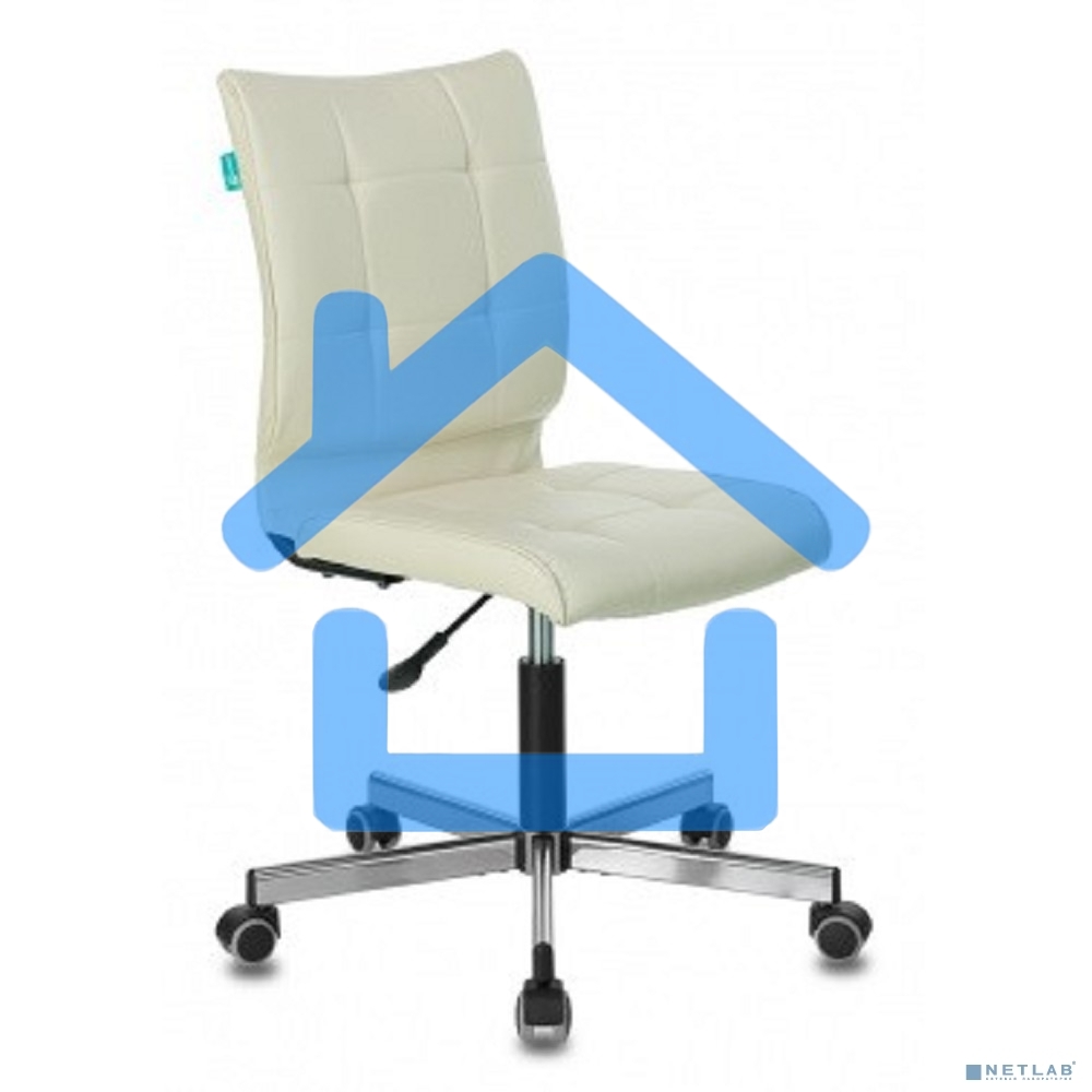 Кресло компьютерное Бюрократ CH-330M/BEIGE бежевый, искусственная кожа, крестовина металл, без подлокотников