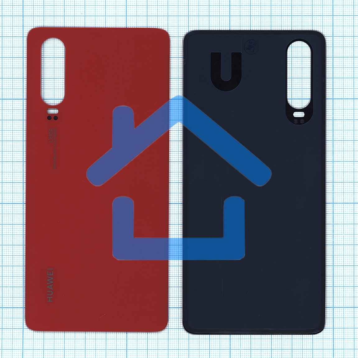 Задняя крышка для Huawei P30 красный