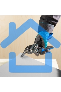 Ножницы по металлу GROSS 78351 усиленные 255мм прямой и правый резсталь-СrMo двухкомп.рукоятки