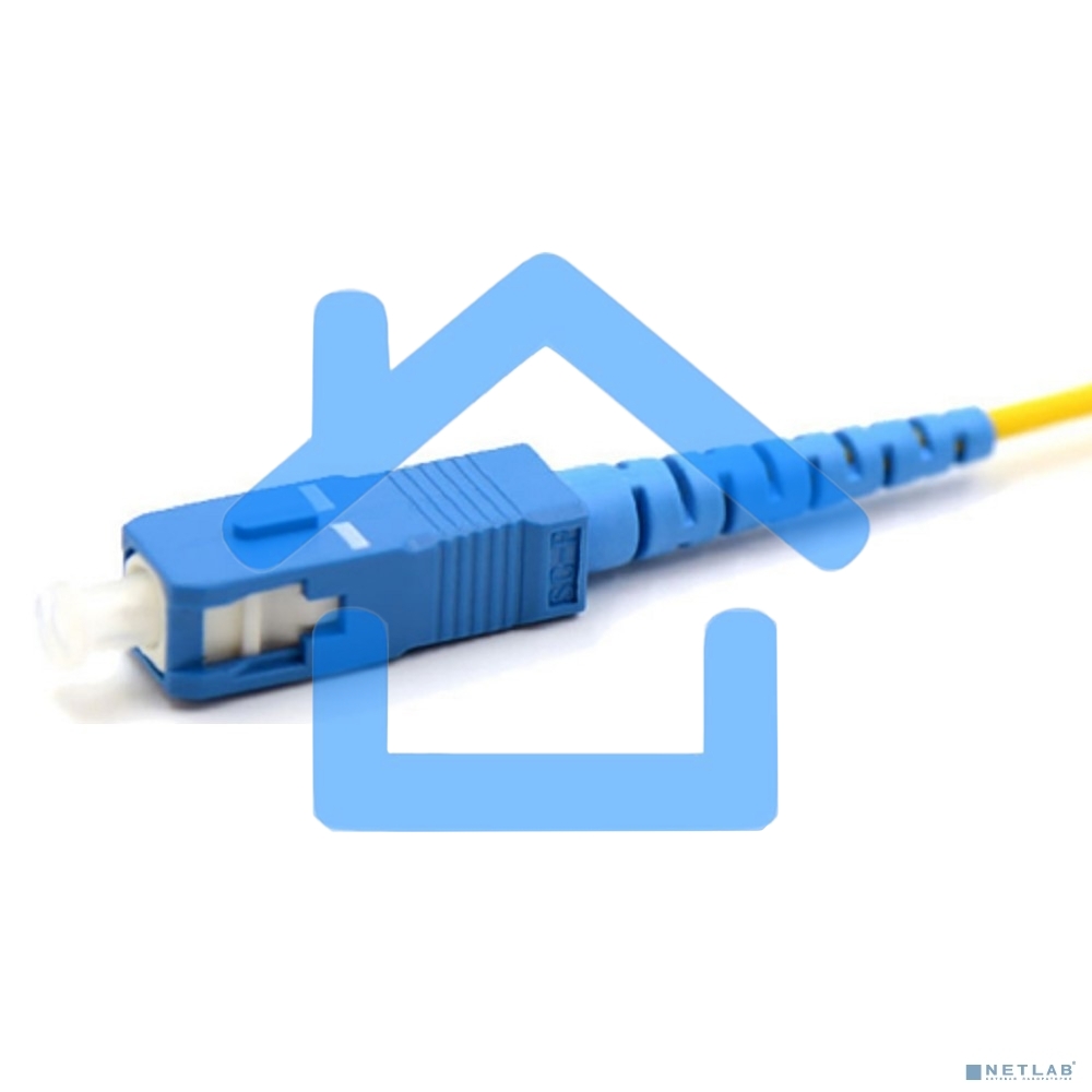 Патч-корд оптический переходной (SM), 9/125 (OS2), SC/APC-SC/UPC, (Simplex), LSZH, 3м