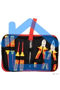 Набор диэлектрического инструмента Rexant RI-01, 7 предметов, до 1000 В, тканевый пенал