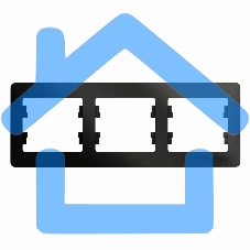 Рамка 3-м Glossa горизонт. антрацит SchE GSL000703