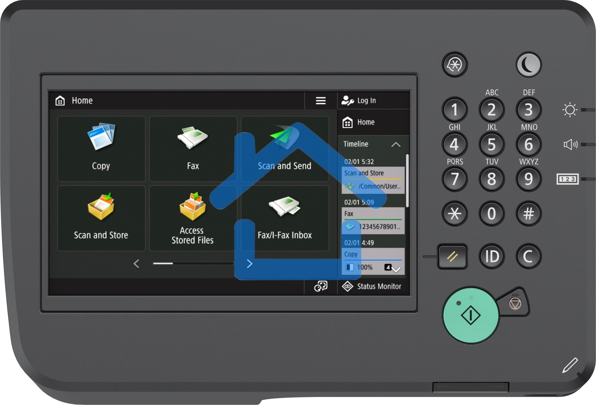 МФУ лазерное Canon imageRUNNER 2425 (4293C003), А3, ч/б, печ. 25 стр/мин (А4) 12 стр/мин (А3), 600 x 600 DPI, Wi-Fi; USB; Ethernet (Без тонера)