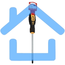 Отвертка крестовая PZ 3х150 мм, двухкомпонентная рукоятка Rexant