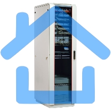 Шкаф коммутационный ЦМО ШТК-М-18.6.6-1ААА 18U 600x600мм пер.дв.стекл задн.дв.стал.лист 2 бок.пан. направл.под закл.гайки 270кг серый