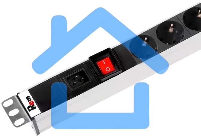 Блок распределения питания Rem R-16-7S-V-440-Z гор.размещ. 7xSchuko базовые 16A EN 60320 С20