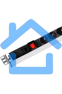 Блок распределения питания Rem R-16-7S-V-440-Z гор.размещ. 7xSchuko базовые 16A EN 60320 С20