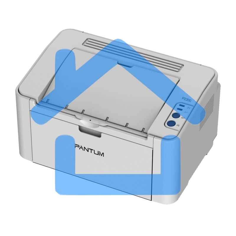 Принтер лазерный Pantum P2200, A4, ч/б, печ. до 20 стр/мин., 1200 x 1200 dpi, USB