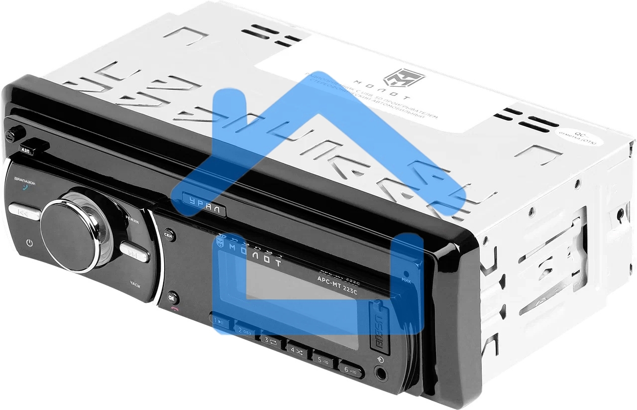 Автомагнитола Ural Молот АРС-МТ 223С 1DIN 4x25Вт