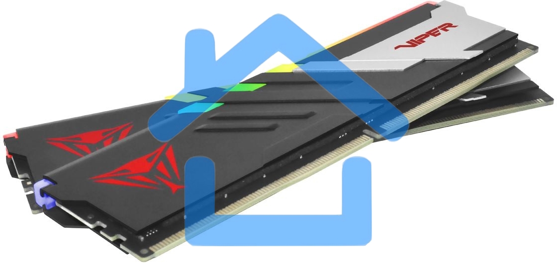 Оперативная память Patriot Viper Venom, DDR5, 32Gb (2x16Gb), 7400MHz, CL36, DIMM, с радиаторами, RGb, черный