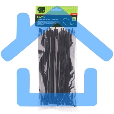 Хомуты, 200 х 3,6 мм, пластиковые, черные, 100 шт. Сибртех