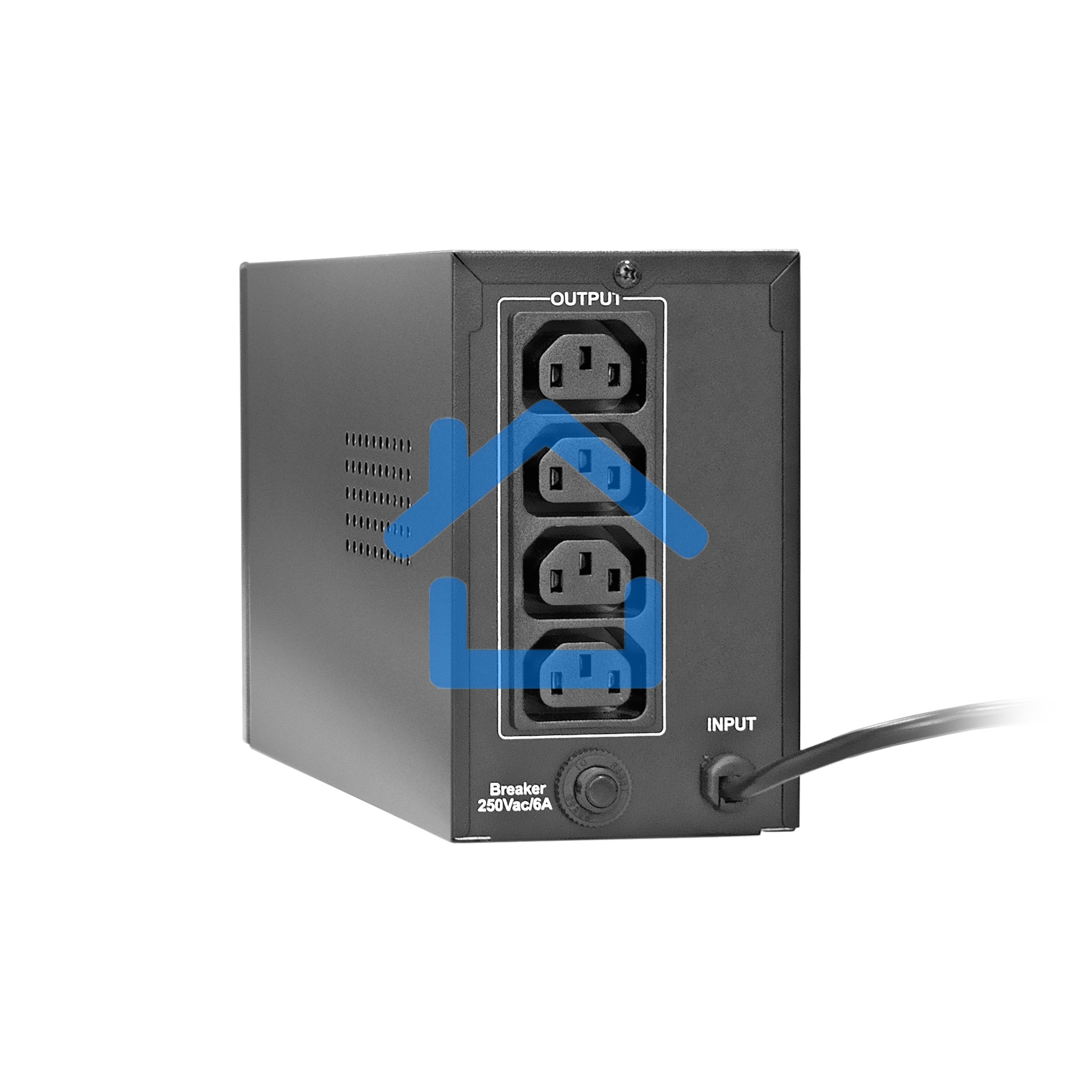 Источник бесперебойного питания ExeGate Power Back BNB-450.LED.AVR.4C13 450VA/240W, LED, AVR, 4*C13, металлический корпус, черный