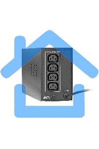 Источник бесперебойного питания ExeGate Power Back BNB-450.LED.AVR.4C13 450VA/240W, LED, AVR, 4*C13, металлический корпус, черный