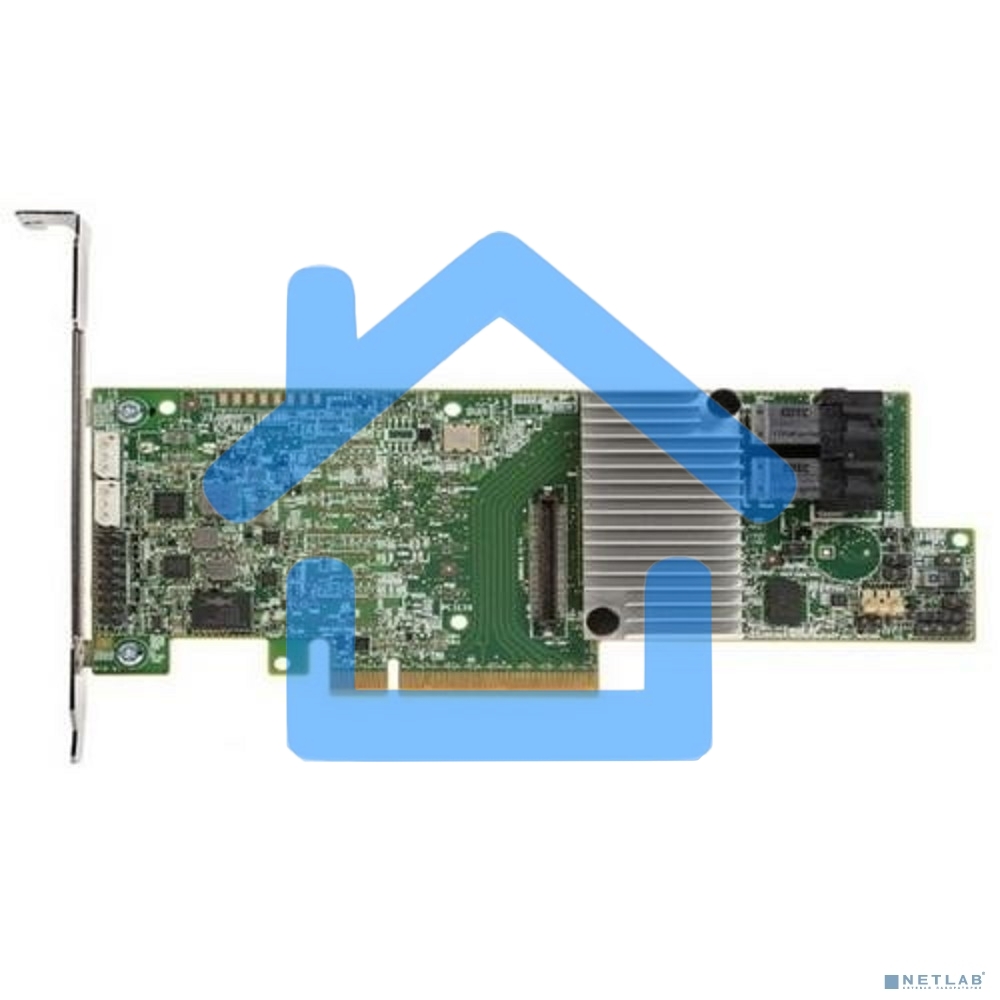 Контроллер LSI MegaRAID SAS 9361-8i(2G) SGL (LSI00462 / 05-25420-17) PCIe 3.0 x8 LP, SAS/SATA 12G, RAID 0,1,5,6,10,50,60, 8port (2*int SFF8643), Cache 2Gb, 3108ROC, RTL, (003563) (только для сборочных производств) (LSI00462 / 03-25420-08C) (003075)