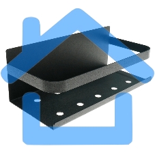 Кухонный органайзер, настенный, монтаж без сверления, черный Rexant