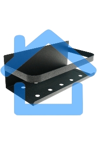 Кухонный органайзер, настенный, монтаж без сверления, черный Rexant