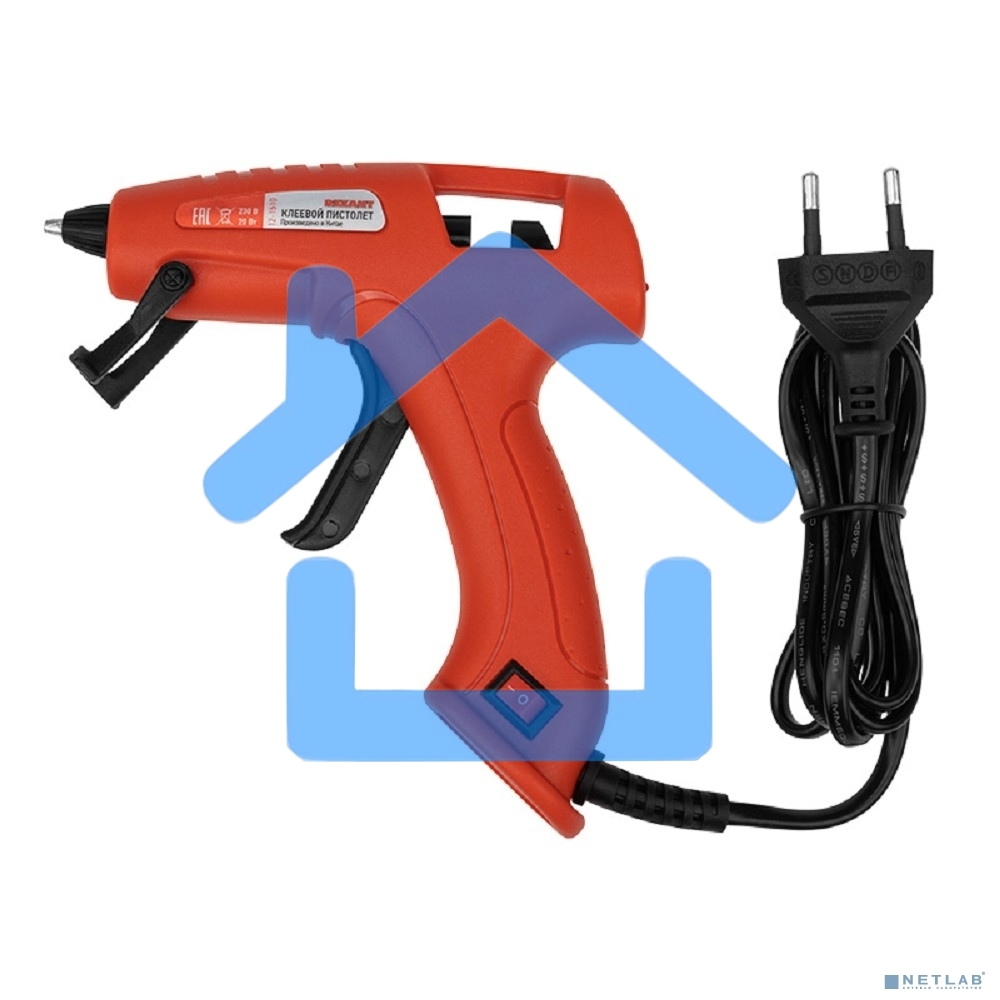 Пистолет клеевой Rexant, 20 Вт, Ø7 мм, 