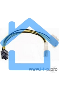 Кабель Gembird Разветвитель питания, 2xMolex->PCI-E 6pin, для подкл. в/к к б/п CC-PSU-6