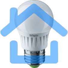 Лампа светодиодная Navigator NLL-G45-7-230-4K-E27 7Вт шар 4000К белый E27 560лм 176-264В