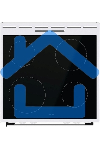 Плита электрическая Gorenje GEC6A11WG белый, конфорок 4 шт, духовка 65 л, 60 см x 85 см x 60 см