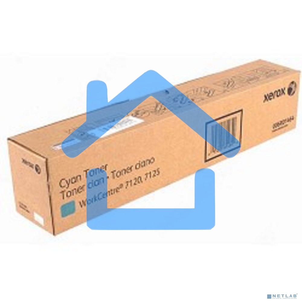 Картридж лазерный XEROX 006R01464 голубой (DMO Sold) для Xerox WC7120 (15K) GMO