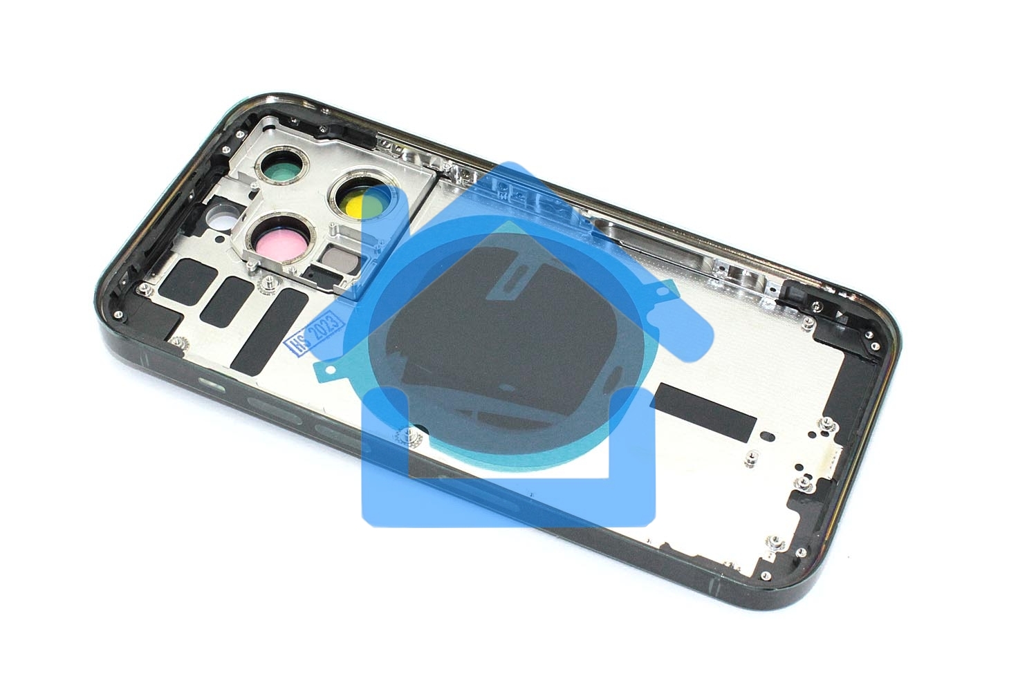 Задняя крышка (корпус) в сборе с рамкой для Apple iPhone 14 Pro черный