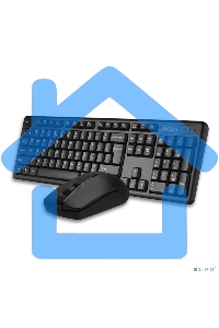 Комплект клавиатура + мышь A4Tech 3330N клав:черный мышь:черный USB беспроводная Multimedia