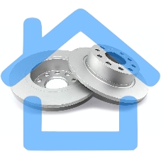 Диск тормозной задний LPR A1003P для Audi, Volkswagen, Skoda, SEAT 1K0615601AB 1K0615601K