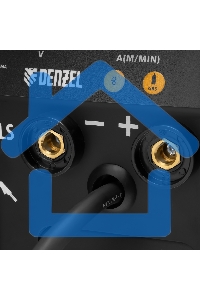 Аппарат инвертор. полуавтомат. cварки Denzel IMIG-200SP Pulse, 200 А, ПВ 60%, катушка 5 кг