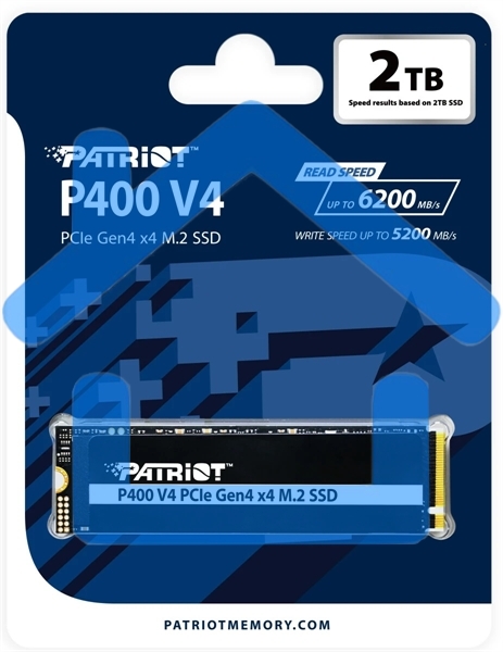 Накопитель SSD Patriot M.2 2280 2Tb P400VP2TbM28H