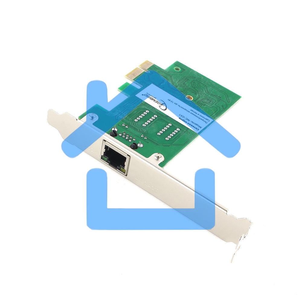 Сетевой адаптер Ethernet Gembird NIC-GX1 1000/100/10, PCI-express, чипсет RTL8111C
