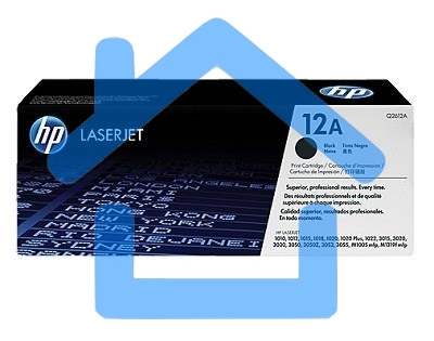 Картридж лазерный HP Q2612A черный для LaserJet 1010/1018/1020/1012/1015/3015/3020/3030 (2000стр.)