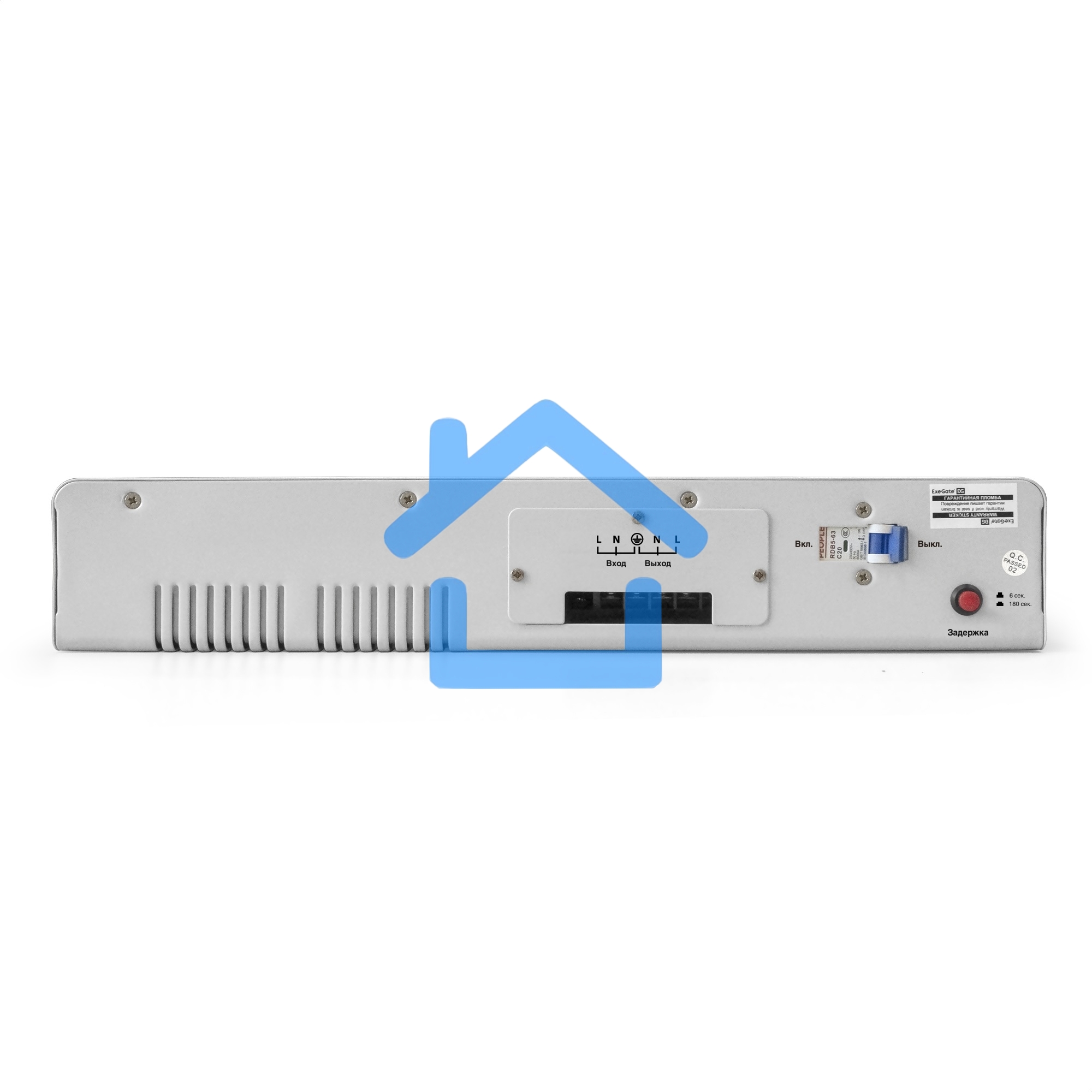 Стабилизатор напряжения ExeGate Master AV-3000 (3000ВА, 140-260В, цифр. индикация вход/вых. напряжения, 220В±8%, КПД 98%, 5 уровней защиты, задержка, метал.корпус, клем.колодка, RTL)