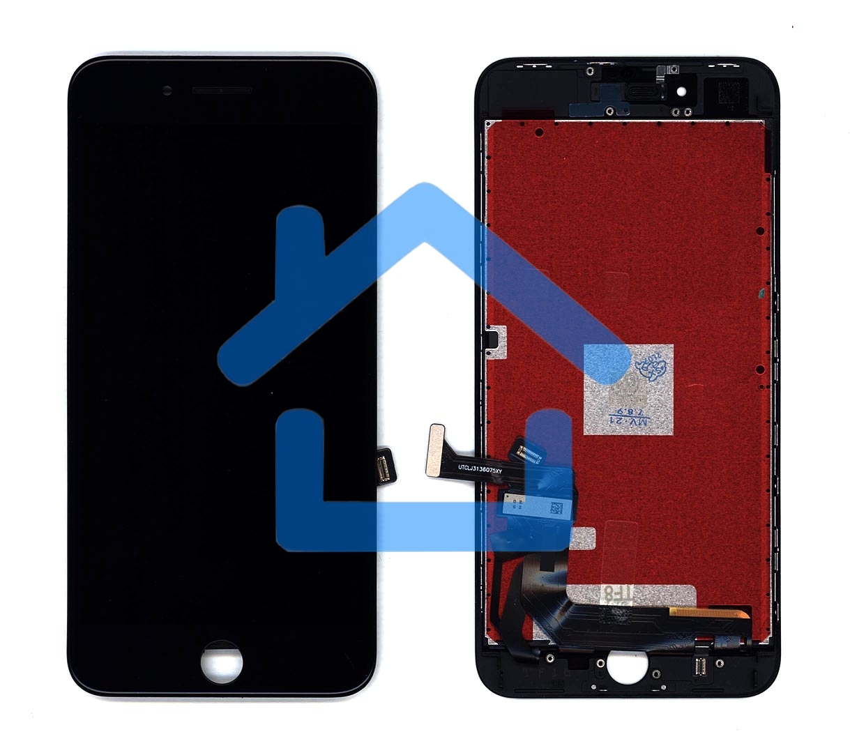 Дисплей для iPhone 8 Plus в сборе с тачскрином (JK), черный