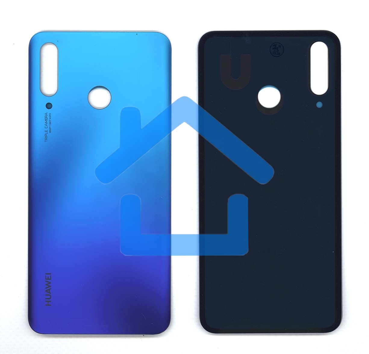 Задняя крышка для Huawei P30 Lite Nova 4E 48MP  голубой