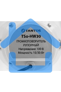 Громкоговоритель Tantos TSo-HW30 рупорный 30Вт белый (00-00025066)