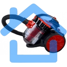 Пылесос Centek CT-2531 (красн/черн) мультициклон 1800/350Вт, стакан 1,5 л, телескоп металл. трубка